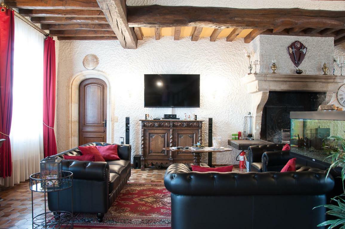 Maison Lalongere Longueville  Buitenkant foto